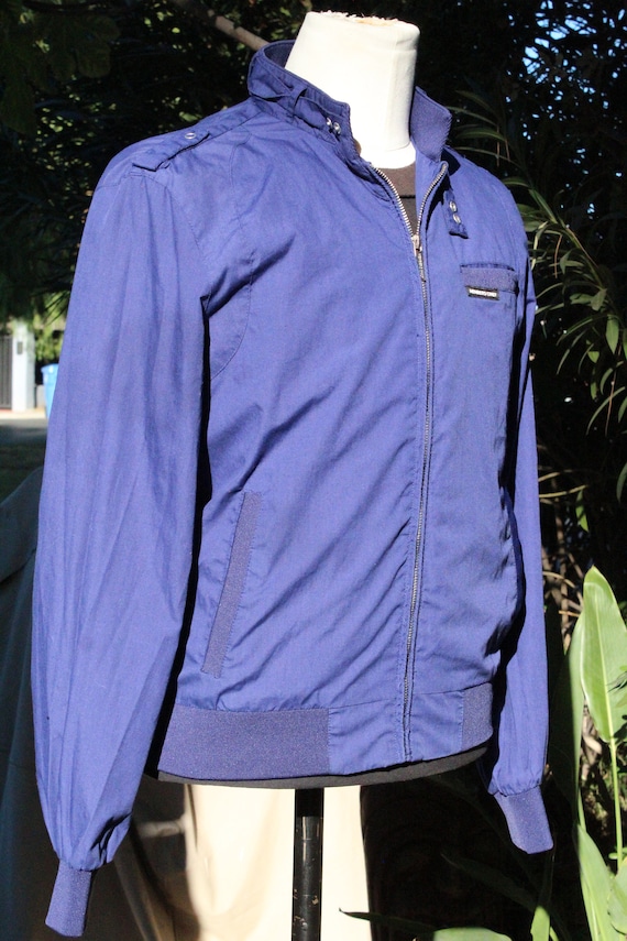 Vintage 80s Dark Blue Members Only Windbreaker (V… - image 2