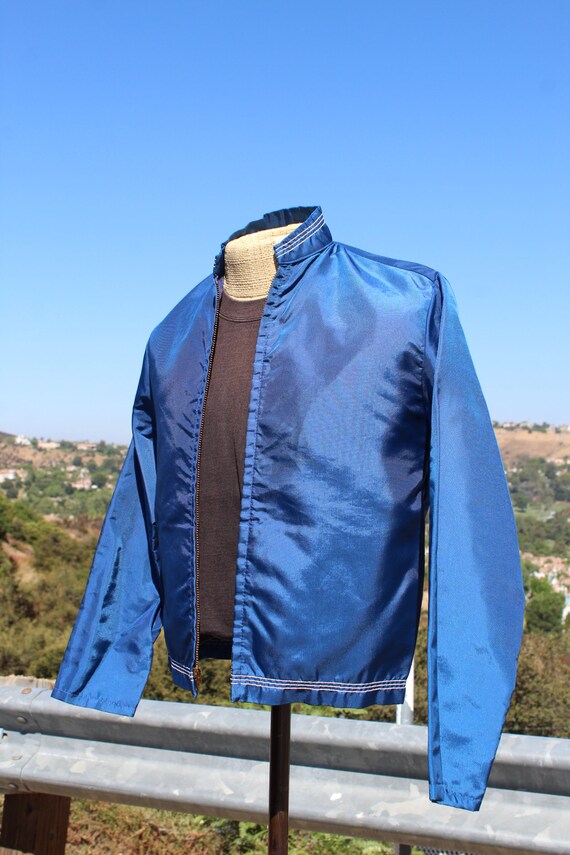 Vintage 60s Blue Sears Windbreaker Men