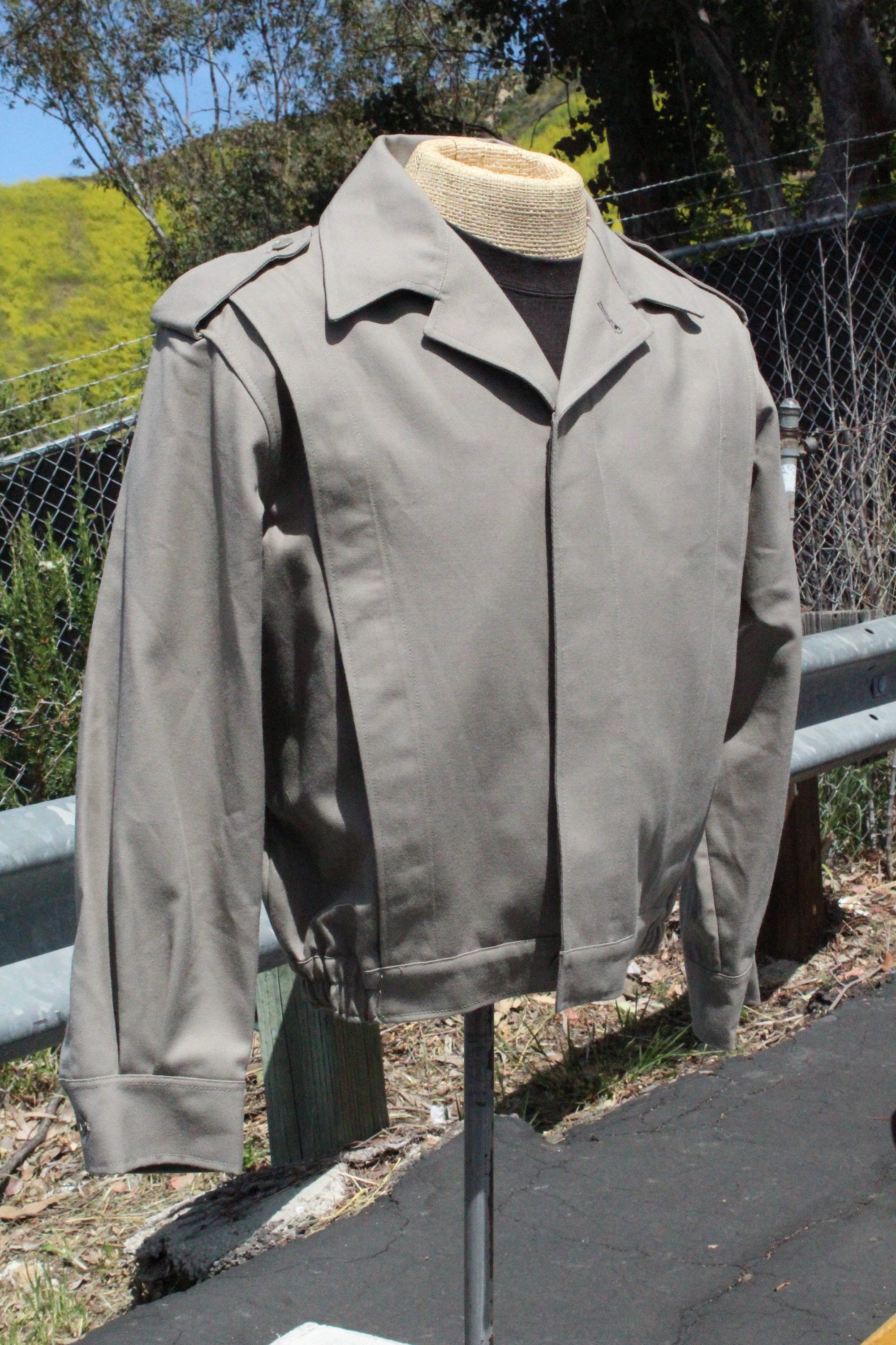 Green Vintage French Military Wool Coat (vintage / 1991 / Paris 