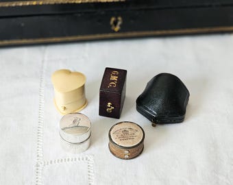Antique tiny jewelry boxes