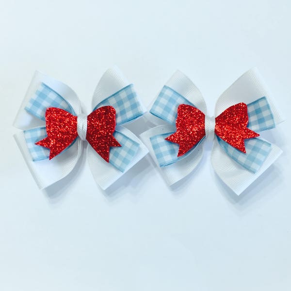 Dorothy Wizard of Oz Hair Bows