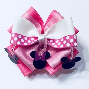 Pink Mouse Hair Bow