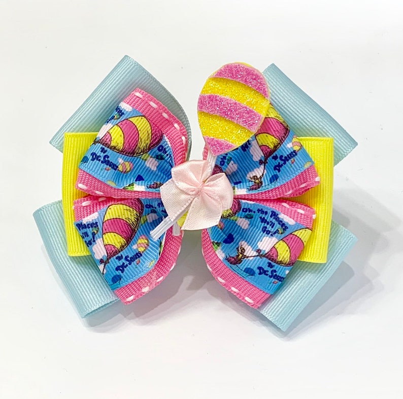 Dr Seuss Hair Bow image 0