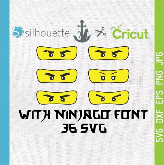 Download Ninja Mask SVG Ninjago font Ninjago masks Eyes Mask SVG | Etsy