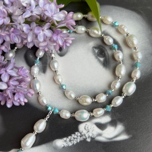 High quality Freshwater Pearl Necklace, Natural Pearl Jewelry