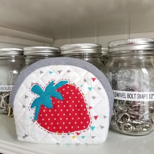 Strawberry Foundation Paper Piecing Pattern