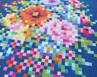 Embroidery Flower Quilt Organizer Cards (printable pdf)