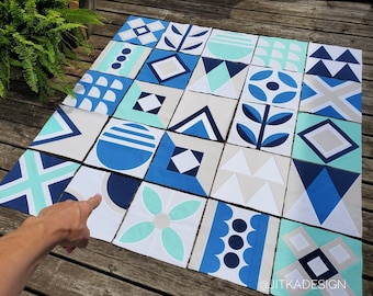 Nature Theme Quilt Pattern: Westend Sampler (Digital Download)