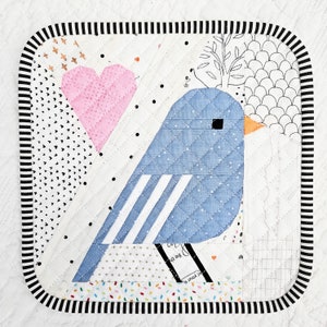 Tiny Bird Foundation Paper Piecing Pattern - Etsy