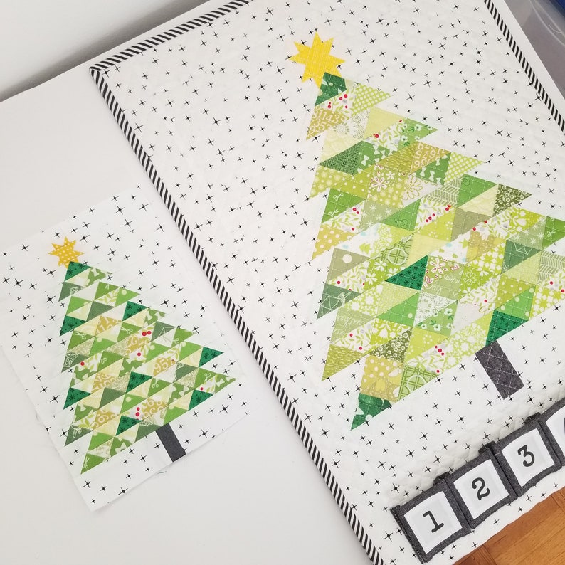 Christmas Tree Foundation Paper Piecing Pattern - Etsy Singapore