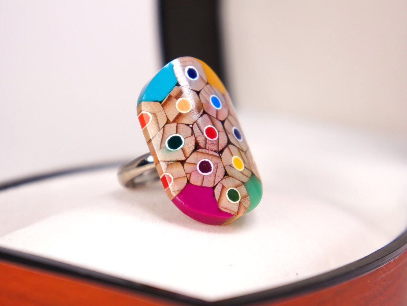 Rings from colored pencils Ring from colored pencils Jewelry Etsy