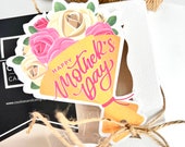 Happy Mother's Day Flower Bouquet Gift Tags | Printable PDF Download