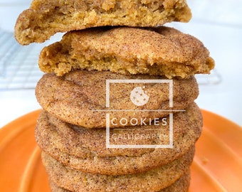 Pumpkin Snickerdoodle Cookie Recipe: Digital Download