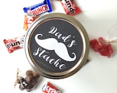 Happy Fathers Day Dad's Stache Gift Tags | Printable PDF Download