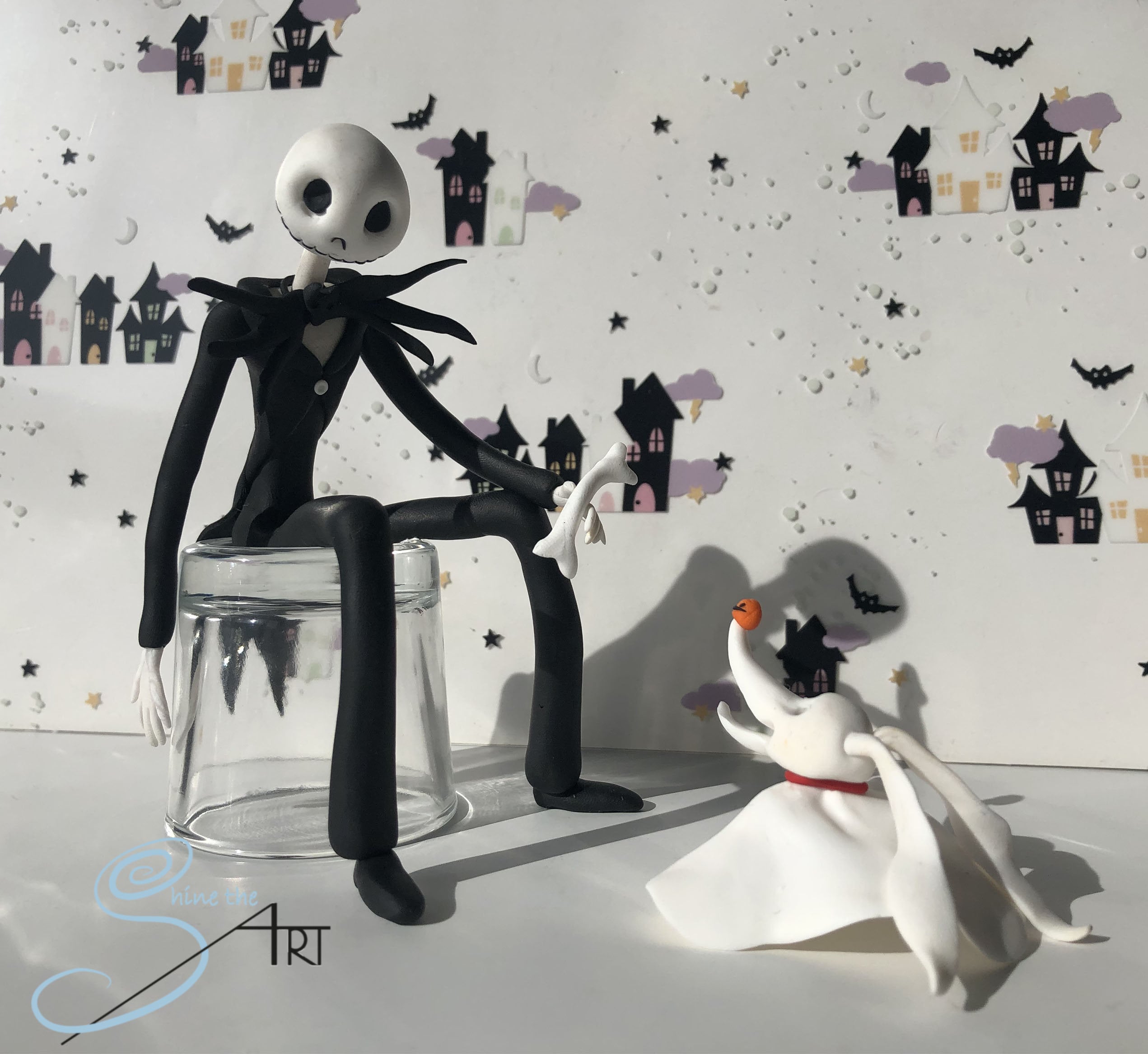 ナイトメアー・ビフォア・クリスマス、ジャックとゼロ、型を使わず