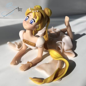 SAILOR MOON SERENITY doll handmade in modelingclay