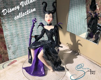 MALEFICIENT handmade in modeling clay, moldless