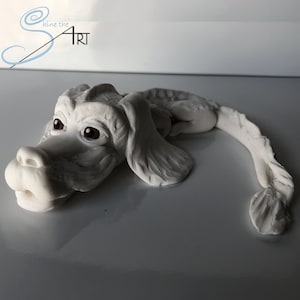 FALKOR dragon handmade in modeling clay
