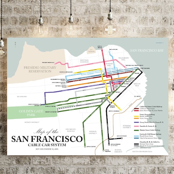 Cable Car Art - Etsy