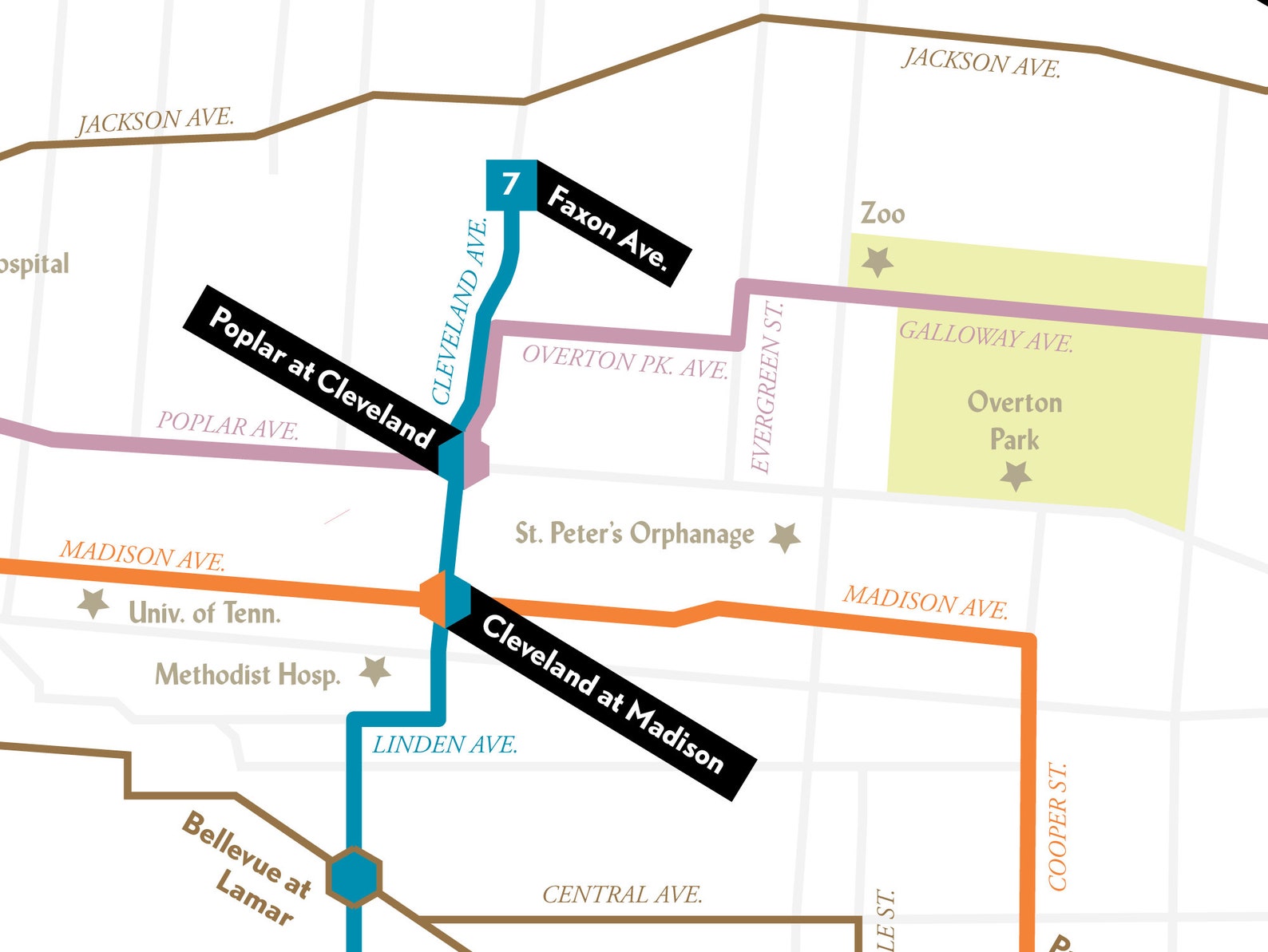 Memphis Street Railway Streetcar Trolley System Map 1945 Etsy Il 1588xN.1992416863 O55h 