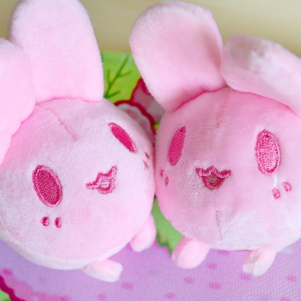 Pillpet Bunny Plushie Kawaii Keychain - Cute Bunny Plush Keychain - Kawaii Plushie for Cute Animal Lovers and Kawaii Fashion