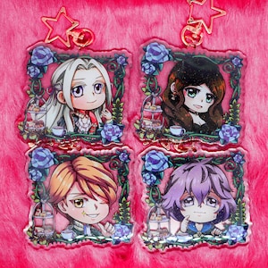 Fire Emblem Drei Häuser Charm (Schwarze Adler - Bernadetta, Dorothea, Ferdinand, Edelgard) - Fire Emblem 3 Häuser FE3H