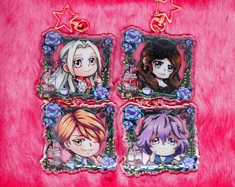 Fire Emblem Three Houses Acrylic Charm: Black Eagles Set