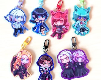 Final Fantasy XIV acrylsleutelhangers - Leuke sleutelhangers Gamer Fangirl acrylbedel