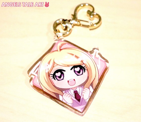 Danganronpa Keychain Kaede Akamatsu Dangan Ronpa Shuichi Saihara
