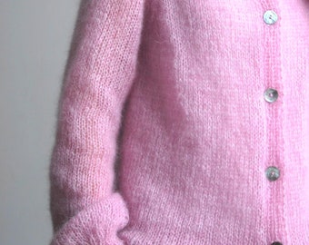 MAISON MARBLE♡Melty Mohair Cardigan♡pink 22245913_52322609_600.jpg