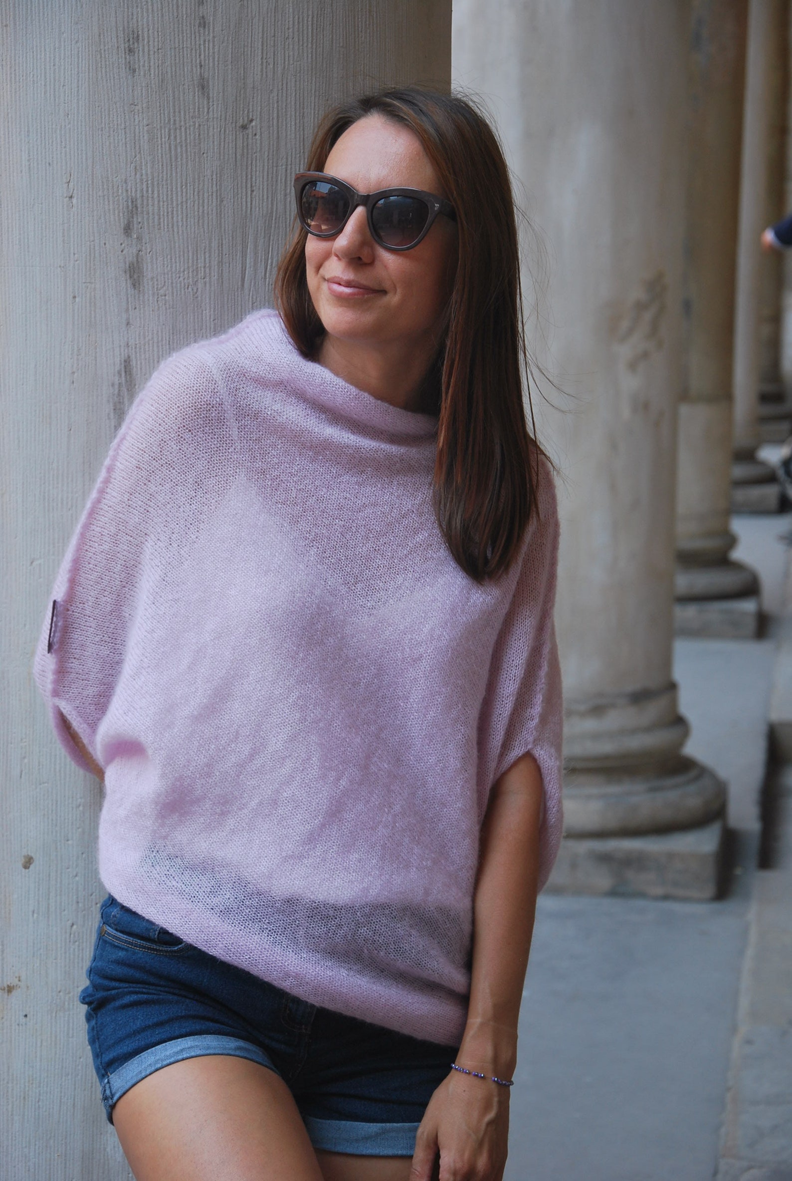 Bridal Mohair Light Pink Sweater Mohair Silk Soft Pullover Etsy