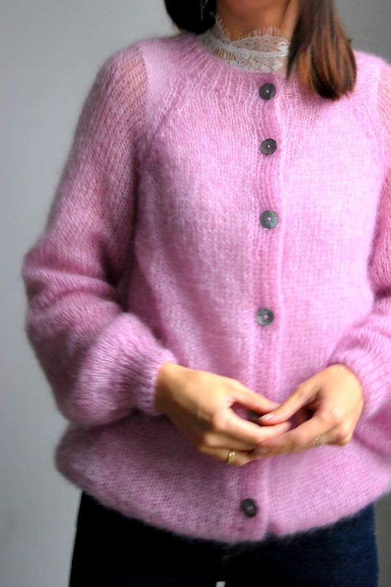 Baby pink cardigan womens deals