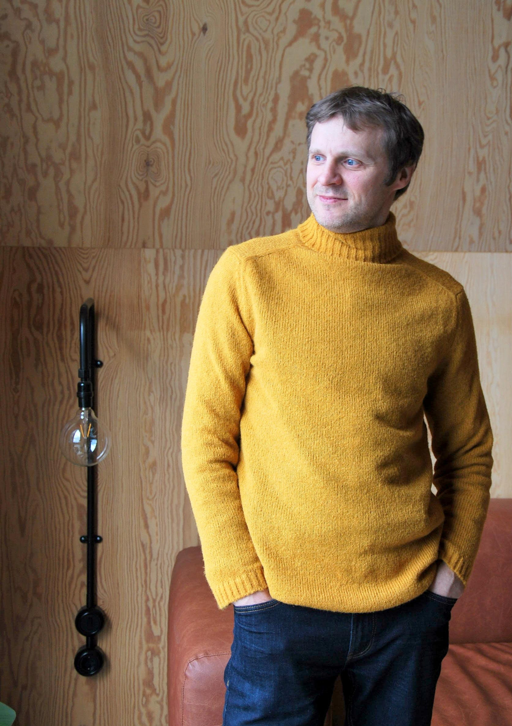 Mens Yellow Sweater - Etsy