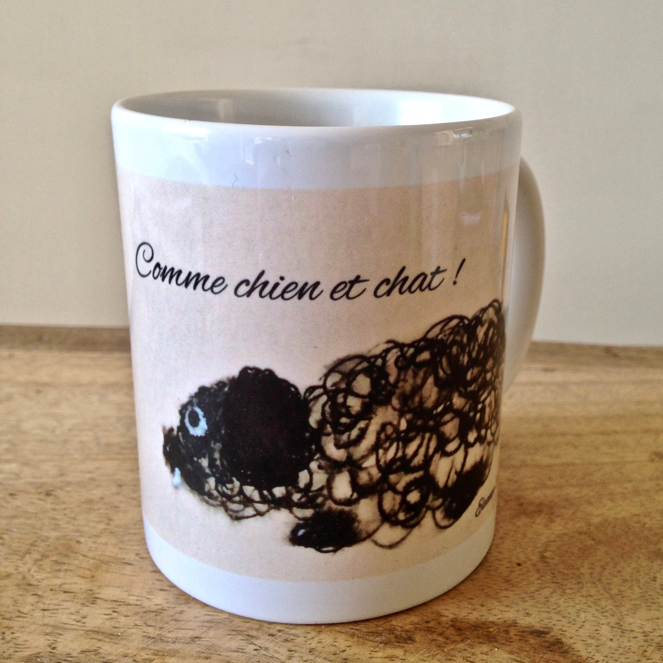 Mug avec Dessins de Chiens