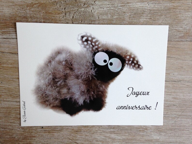 Cartes Grand Format Avec Creatures Tendres Et Droles Etsy