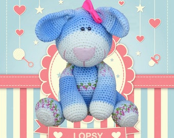 Gehaakt konijn Amigurumi digitaal downloadbaar patroon