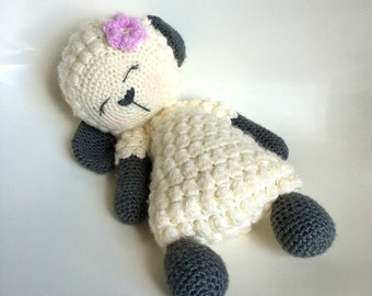 Crochet Lamb PDF Instant Downloadable Pattern Sleepy