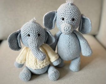 Crocheted Elephant PDF Instant Downloadable Pattern