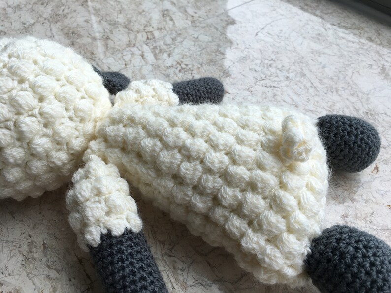 Crochet Lamb PDF Instant Downloadable Pattern Sleepy image 5