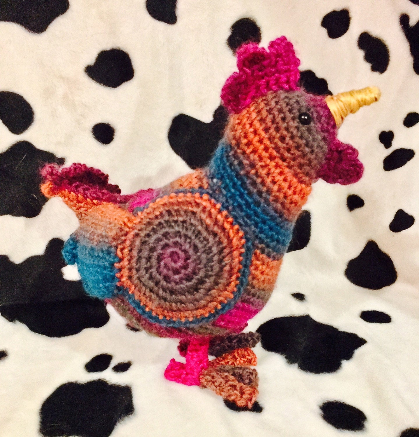 Crochet Chicken Amigurumi Digital Downloadable Pattern PLUS | Etsy