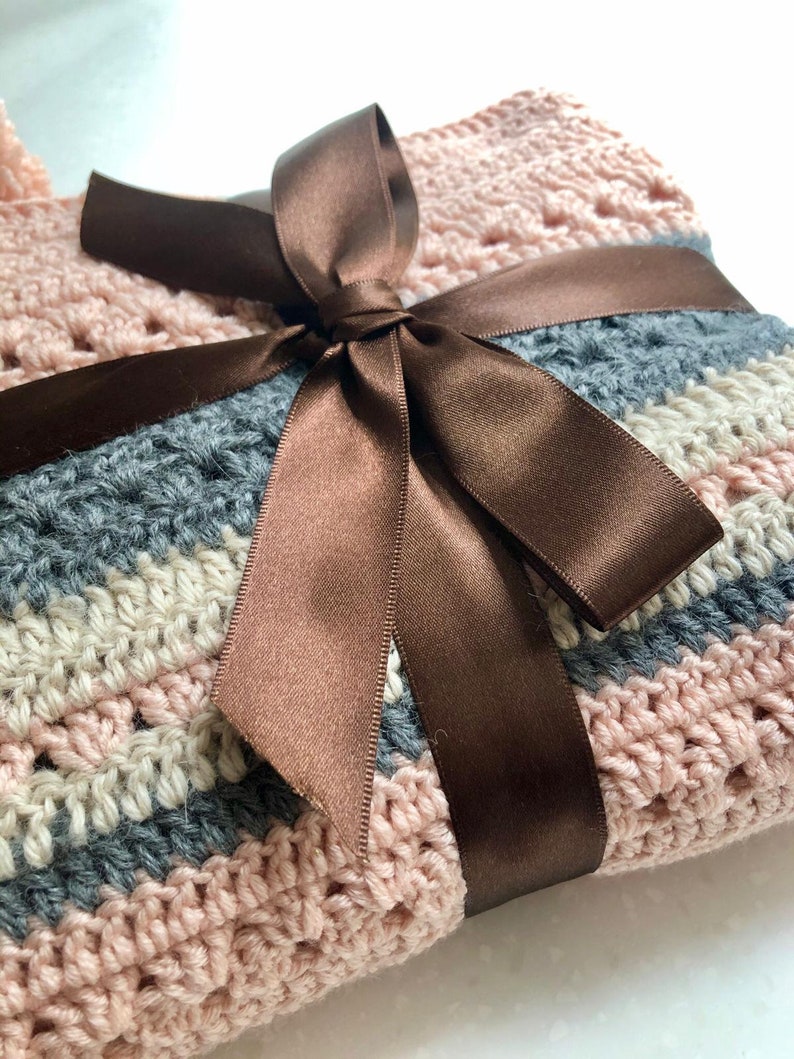 Crochet Blanket: Easy Stripy Treble PDF Downloadable Pattern - Etsy