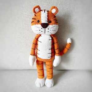 Crocheted Tiger PDF Instant Downloadable Pattern