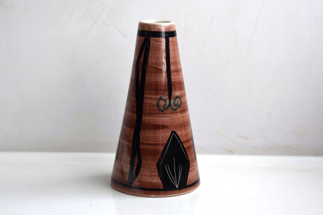 Vintage Small Bud Vase Studio Art Pottery Ceramic MCM Porcelain ...