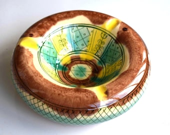 センターピース 旧西ドイツ製 1960年代 プレート 灰皿 葉巻 北欧 1970