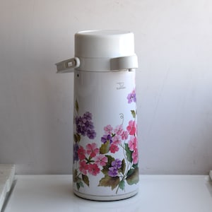 Ancienne Bouteille Thermos Cafetière Isotherme Retro Vintage DDR Camping  Gris