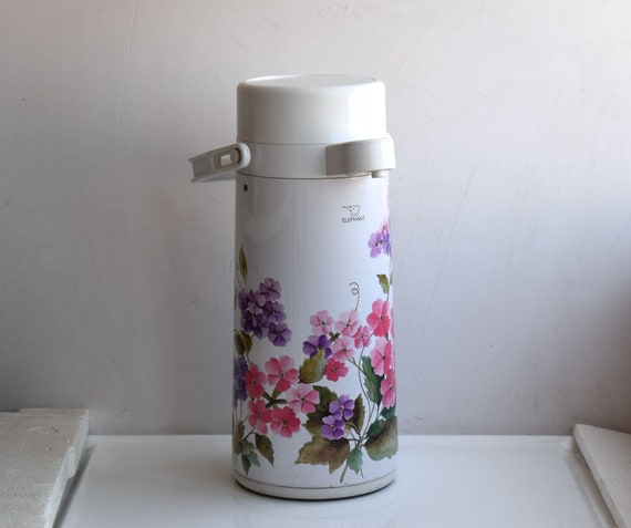 From 80's Thermos Bottle Cold Hot Water Retro Vintage Drink