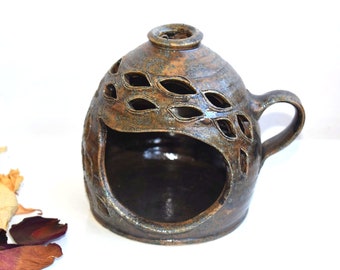 Vintage Ceramic Candle Stick Tea Light Holder Candlestick Candelabra Porcelain Mid Century European Painted Lighting Home Decor Art Sconce