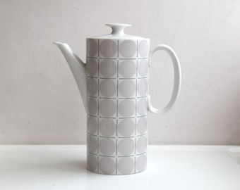vintage 1,2 L Thomas Medallion Porcelaine Blanc Violet Théière Théière En Céramique MCM Cuisine Bavaroise Poterie Allemagne Européenne Ustensiles de cuisine