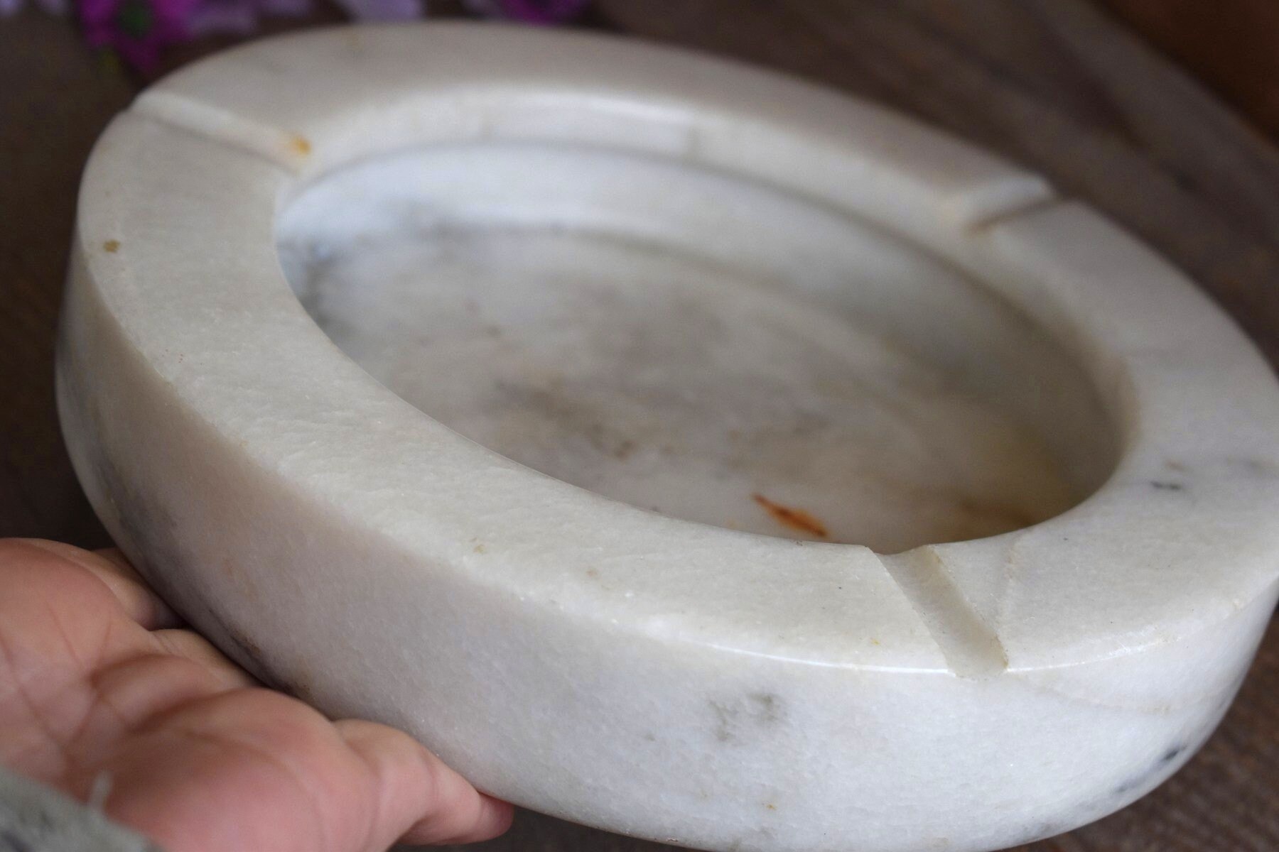 Vintage marble ashtray ヴィンテージ　大理石　灰皿 Vintage Large 5
