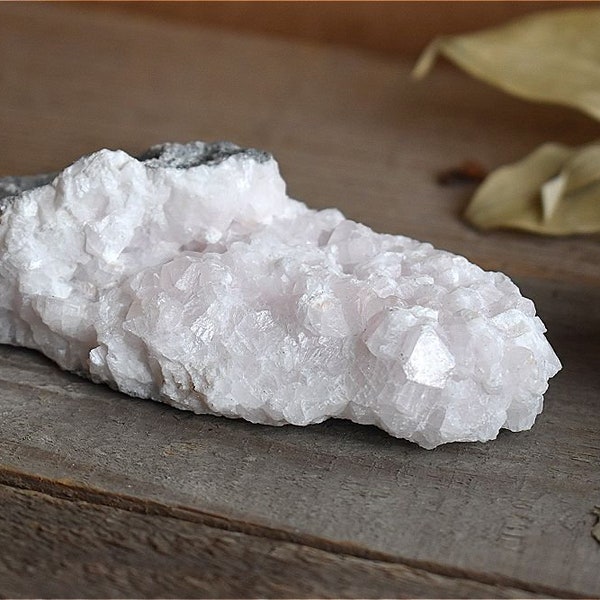 190g Pink Mangano Calcite Druzy Spirit Quartz Rose Quartz Crystal Cluster Minerals River Rocks Bliss Healing Universlal Chakra Stone Gem